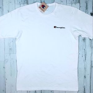 NEW Champion Heritage Tee Shirt Short Sleeve Tshirt Mens Large Stitched Logo NWT